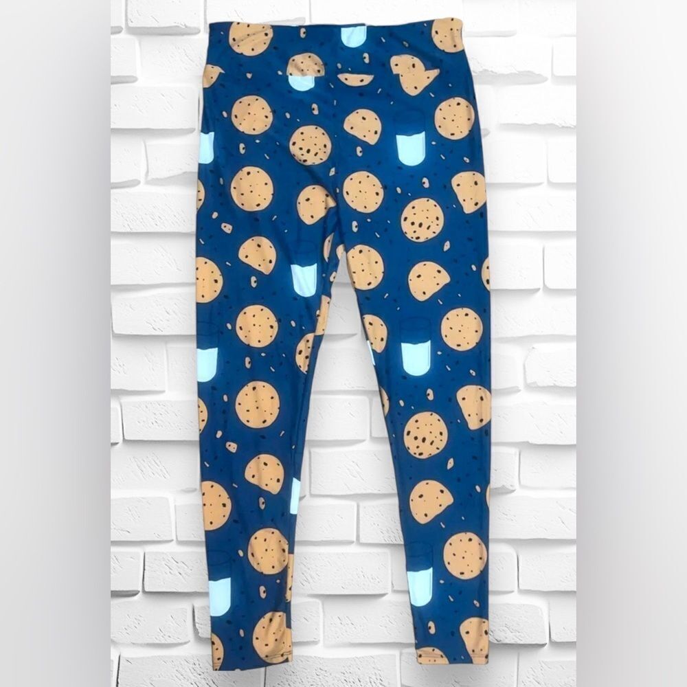 LuLaRoe Tall&Curvy Leggings •Milk & Cookies •Buttery Soft & Ultra Stretchy •NWOT